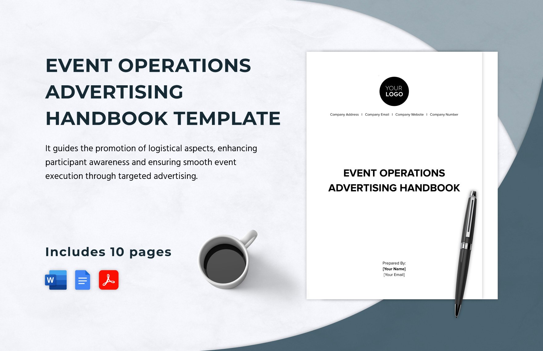 Event Operations Advertising Handbook Template in Word, Google Docs, PDF