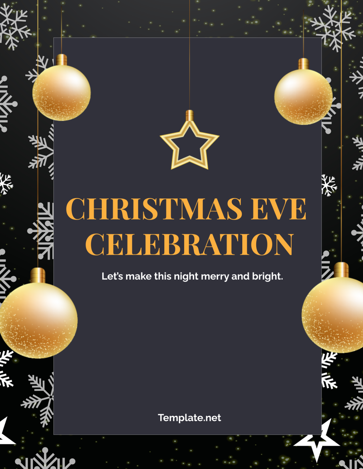 Free Christmas Eve 2024 Flyer Template