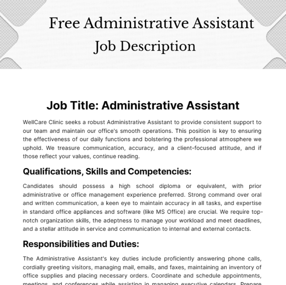 free-administrative-job-description-templates-examples-edit-online