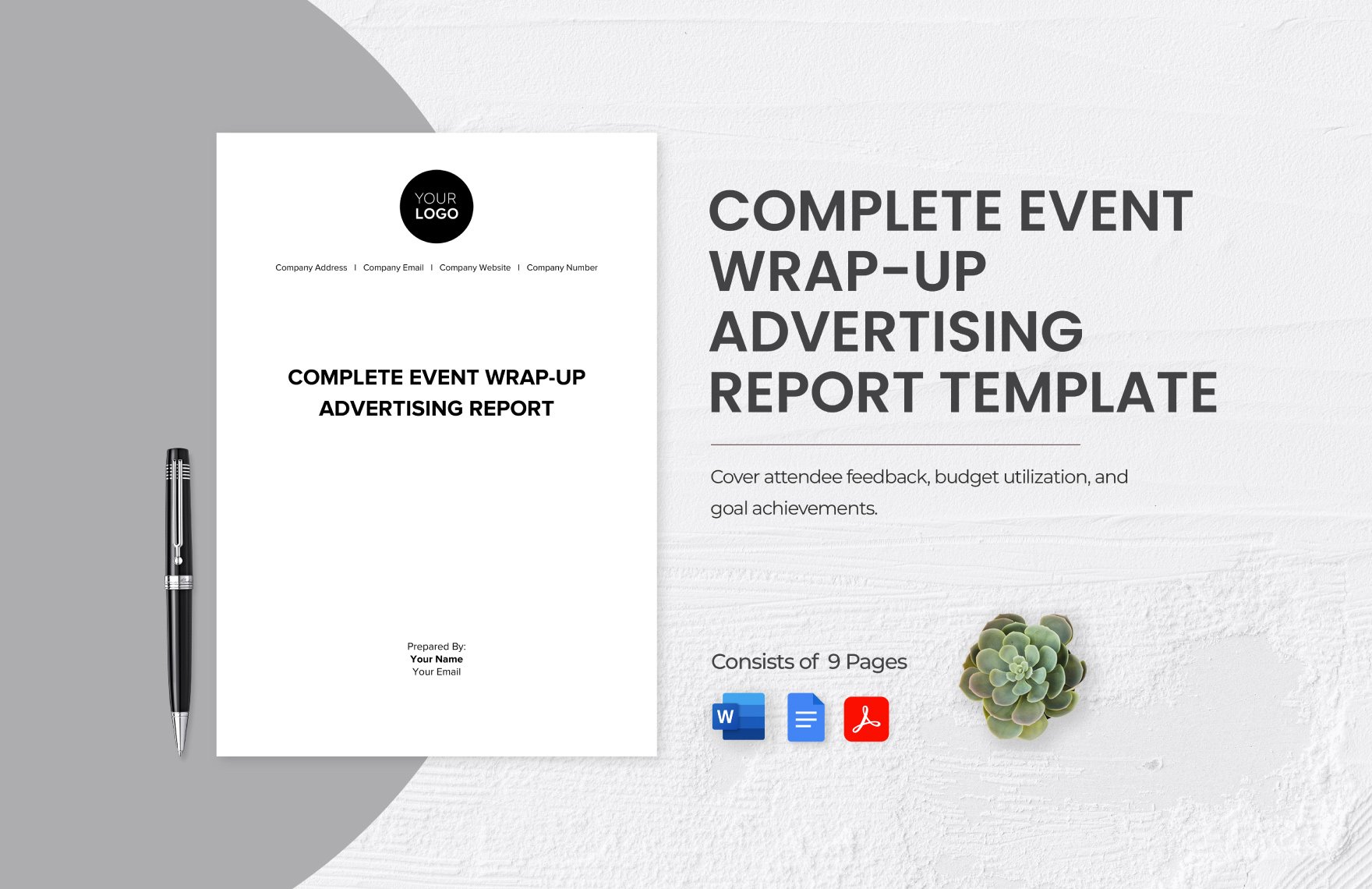 Free Complete Event Wrap-Up Advertising Report Template in Word, Google Docs, PDF