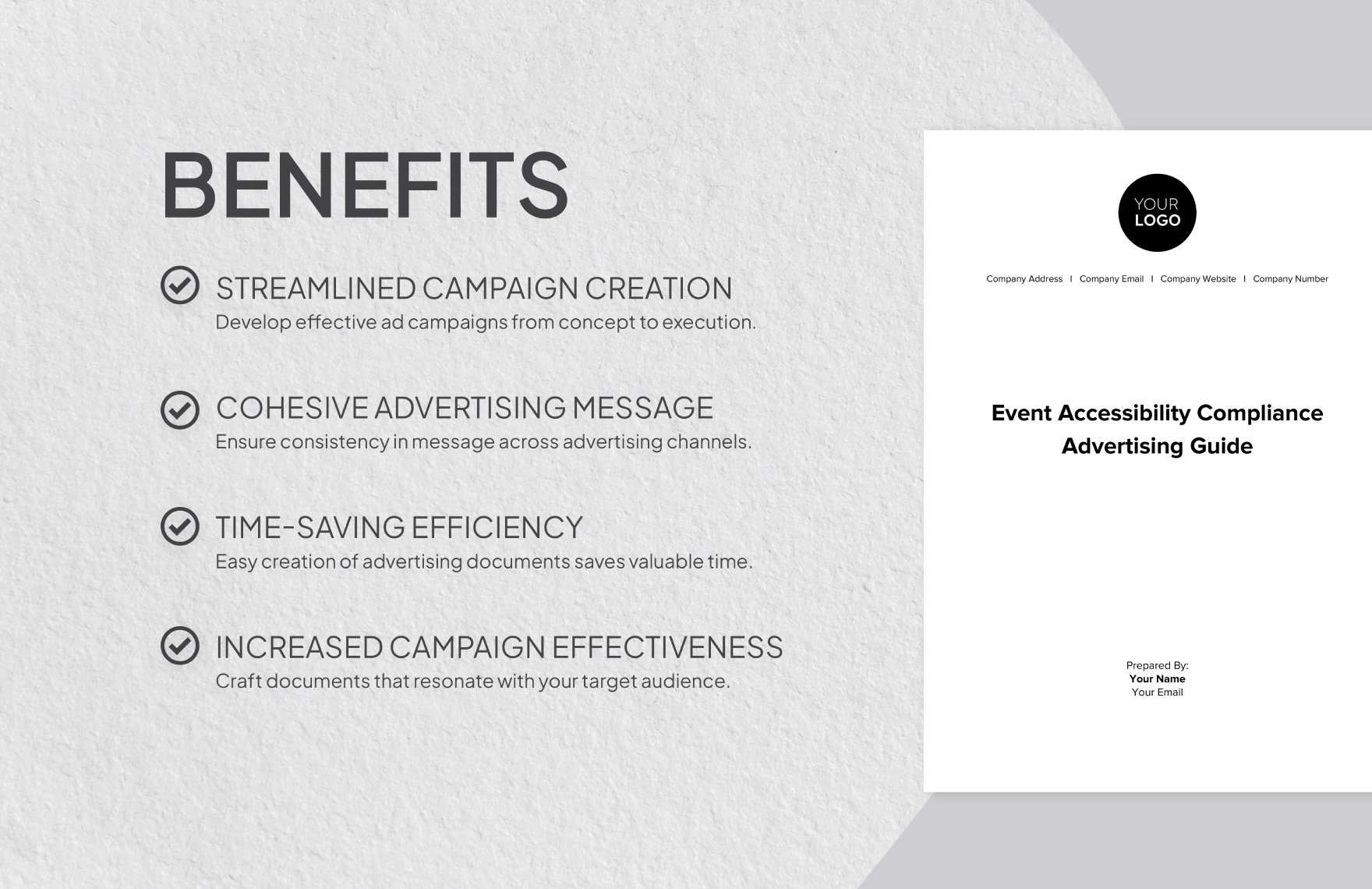 Event Accessibility Compliance Advertising Guide Template