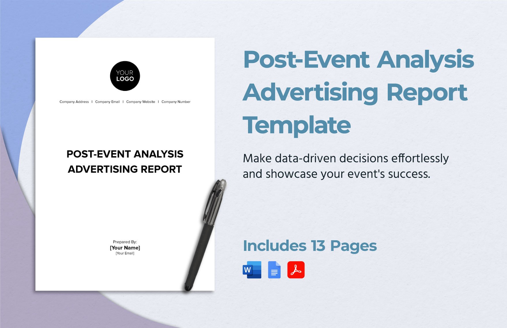 Post-Event Analysis Advertising Report Template
