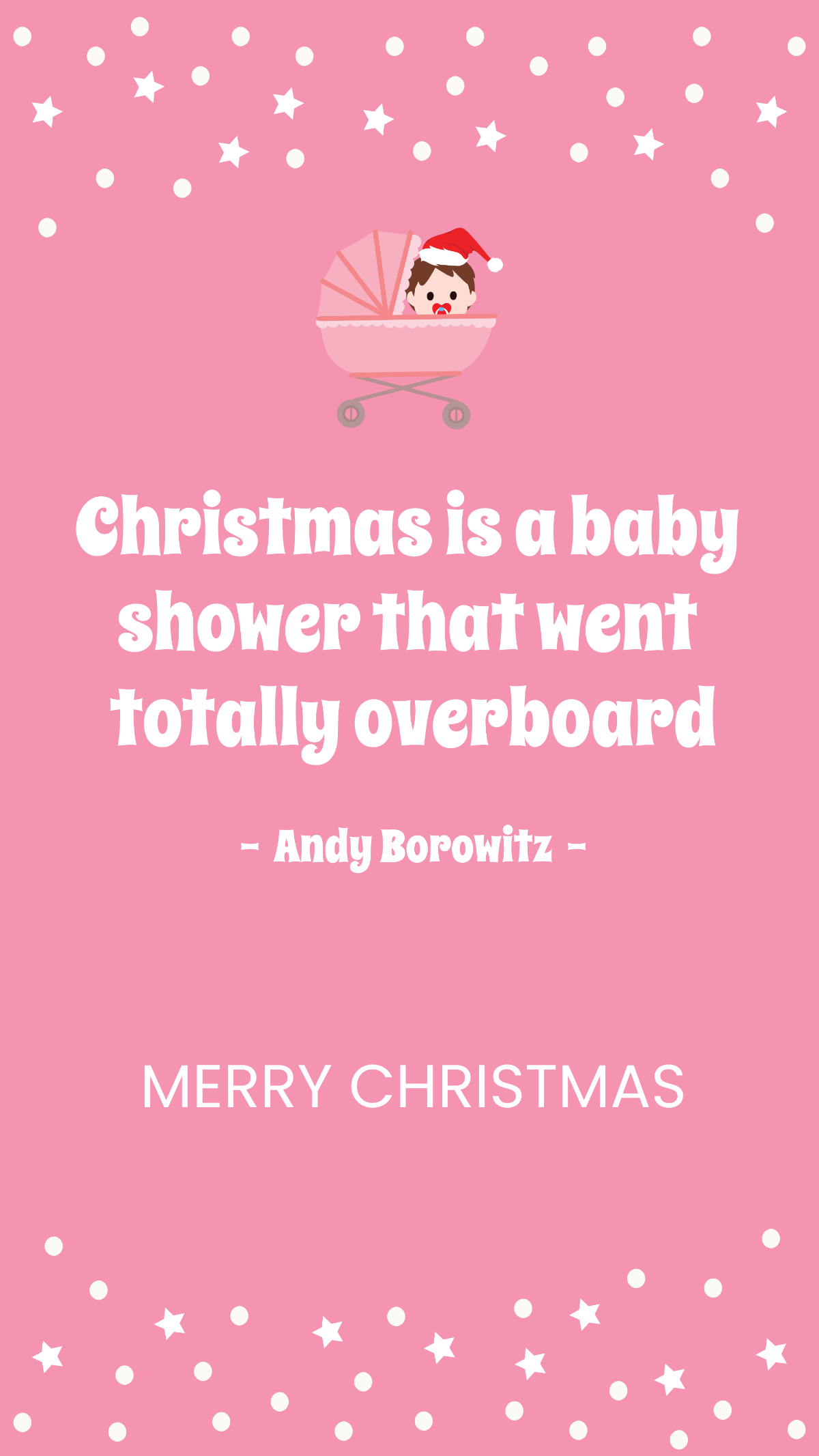 Free Funny Christmas Quote Template