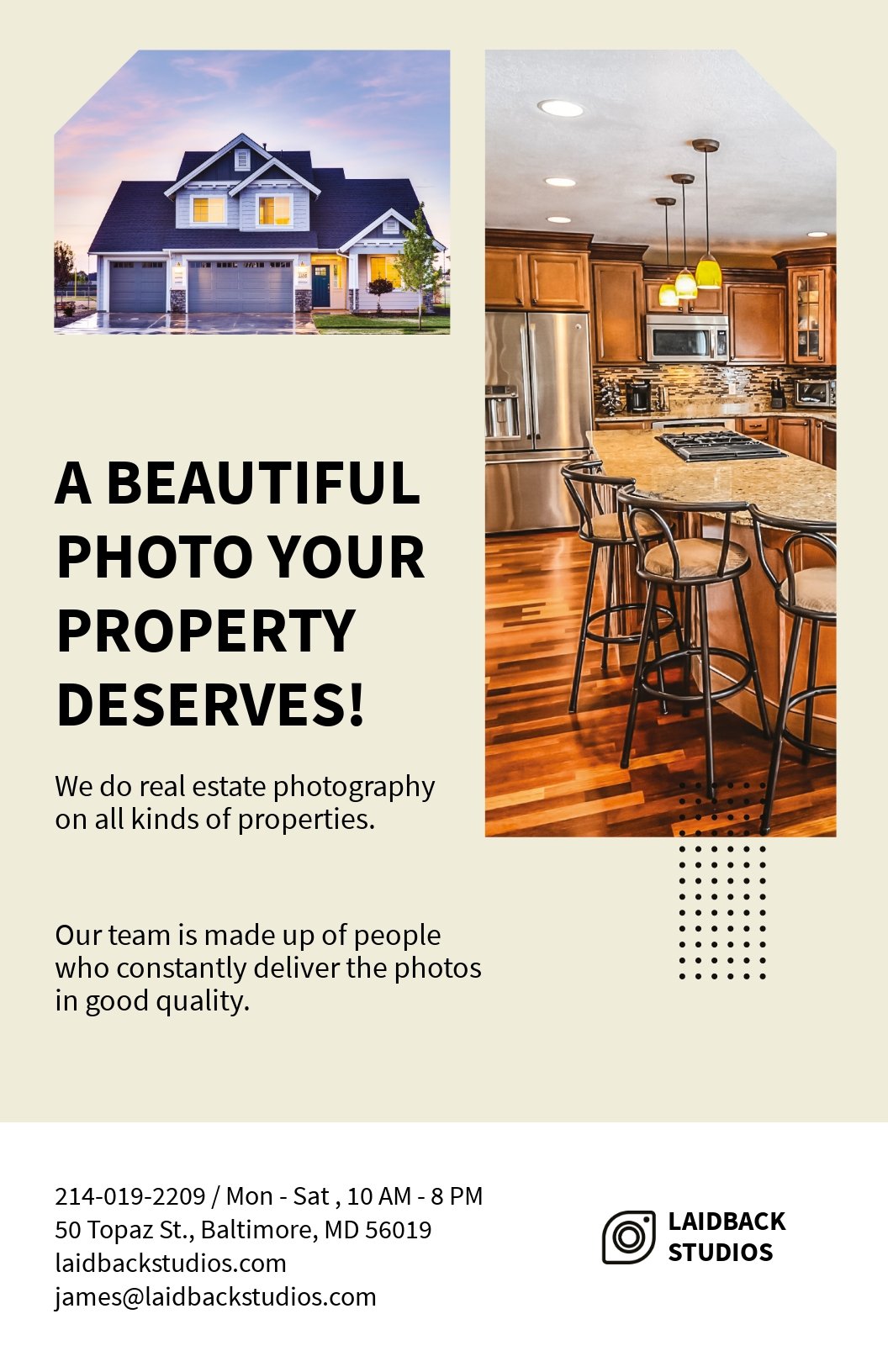 Real Estate Photography Poster Template.jpe