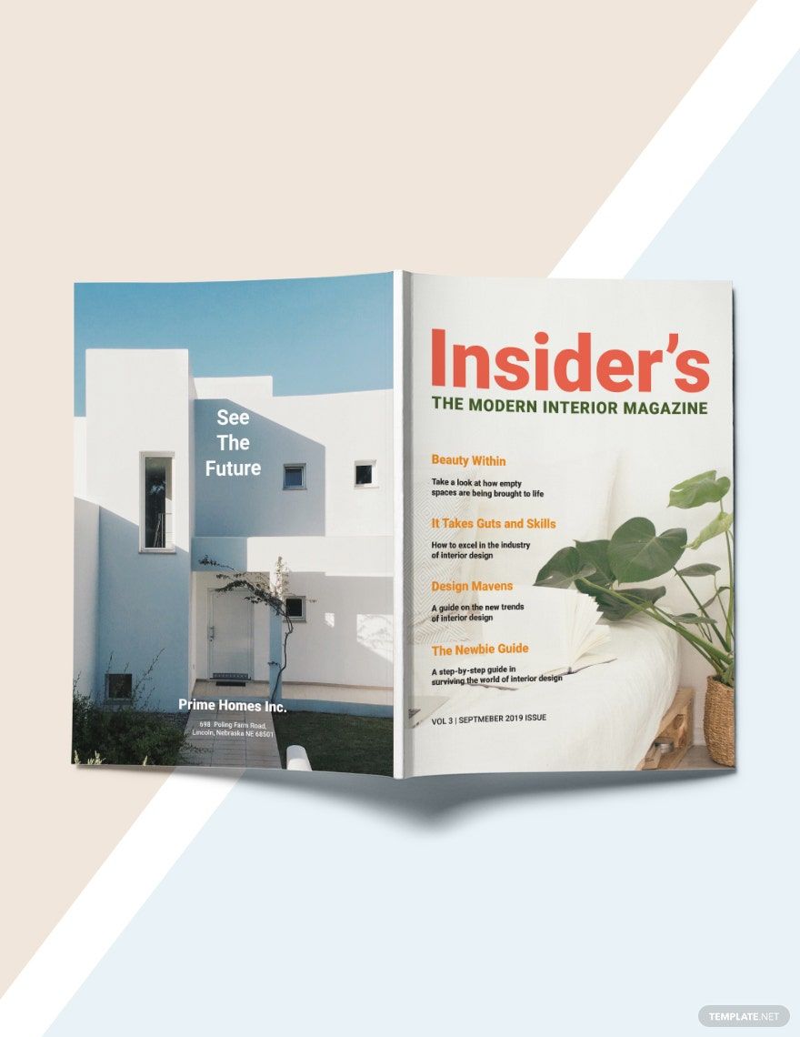 Modern Interior Magazine Template