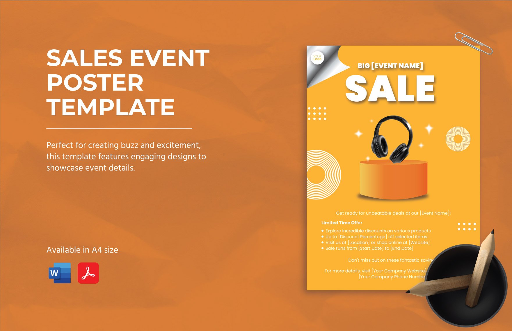 Sales Event Poster Template