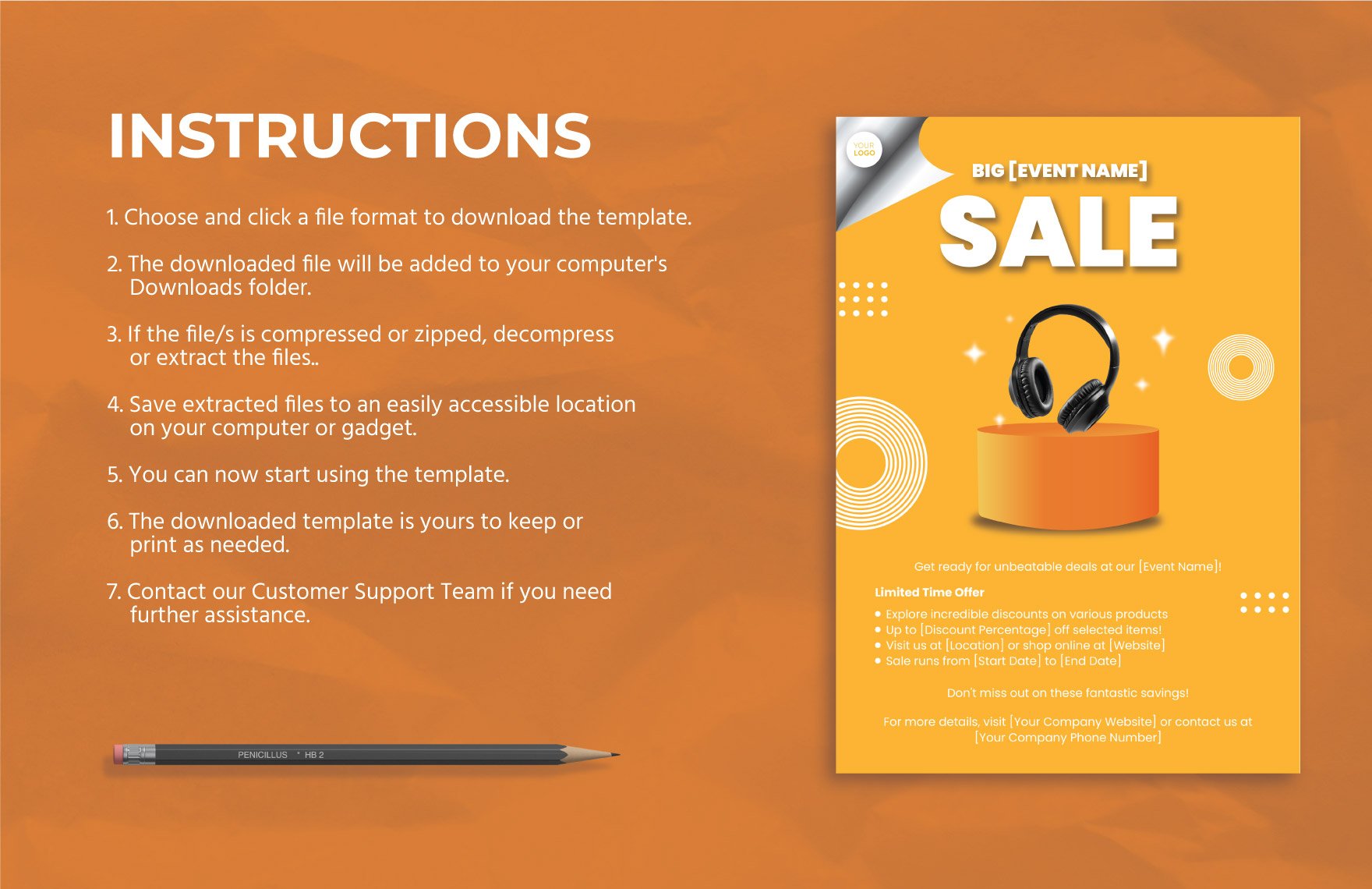 Sales Event Poster Template