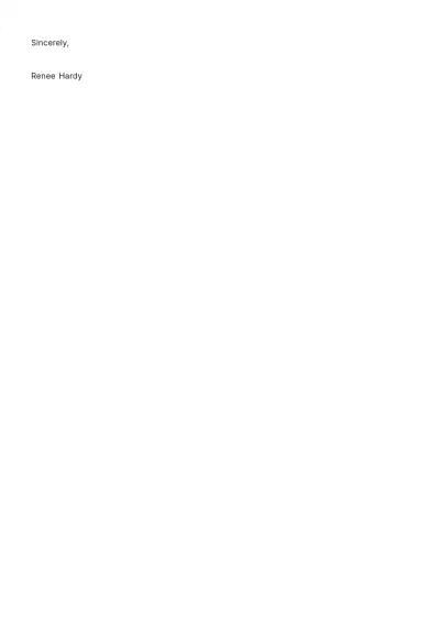 Free Office Cleaner Cover Letter Template to Edit Online