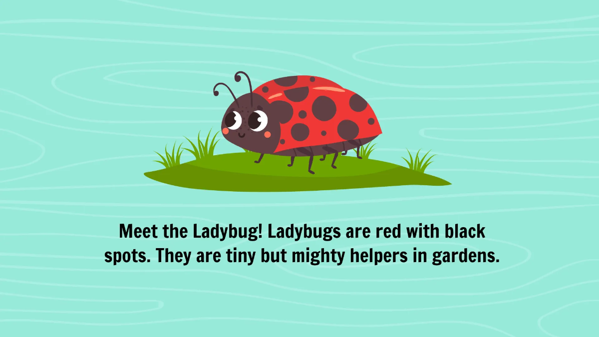 Free Common Insects and Their Characteristics Template to Edit Online