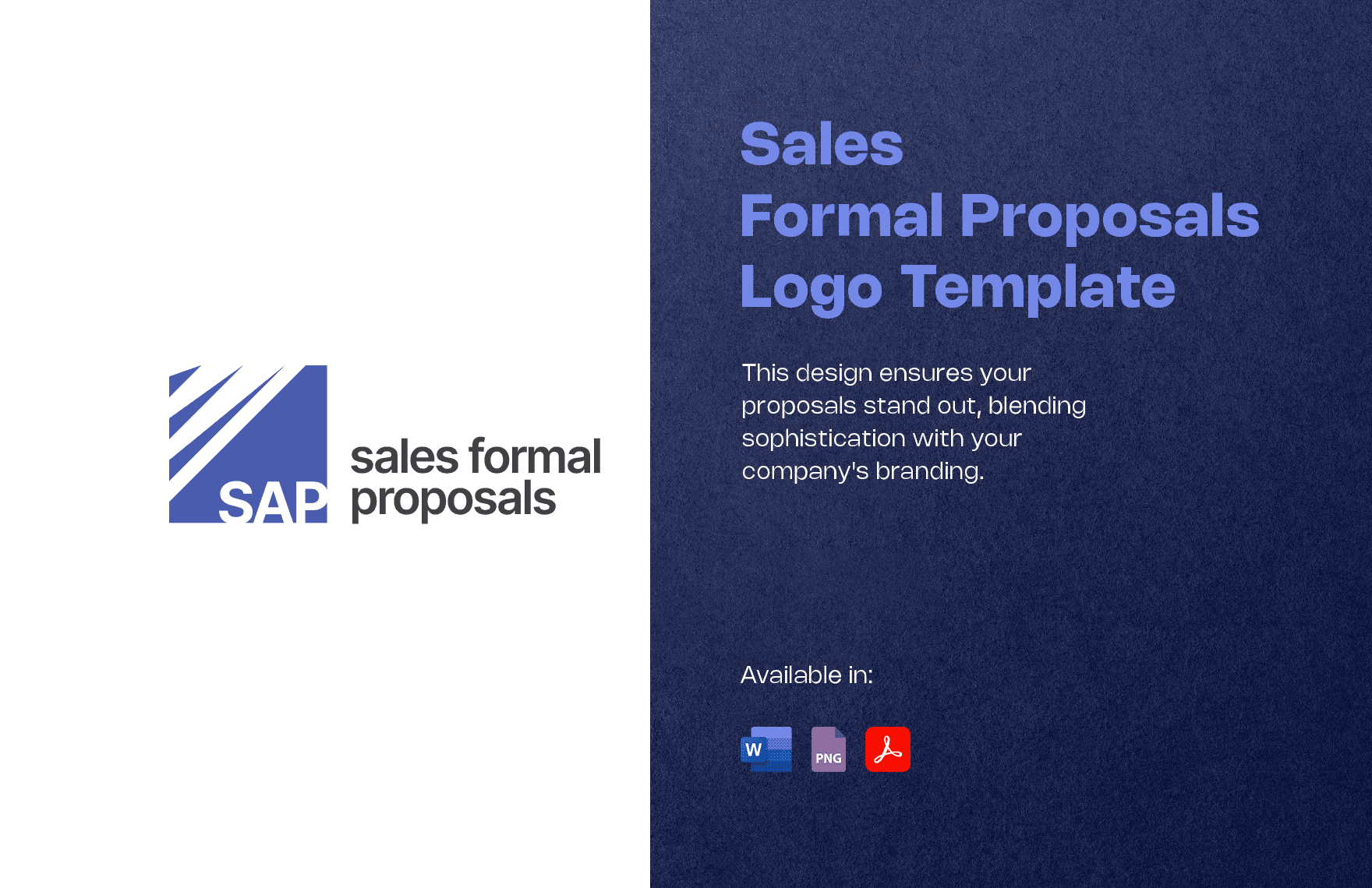 Sales Formal Proposals Logo Template