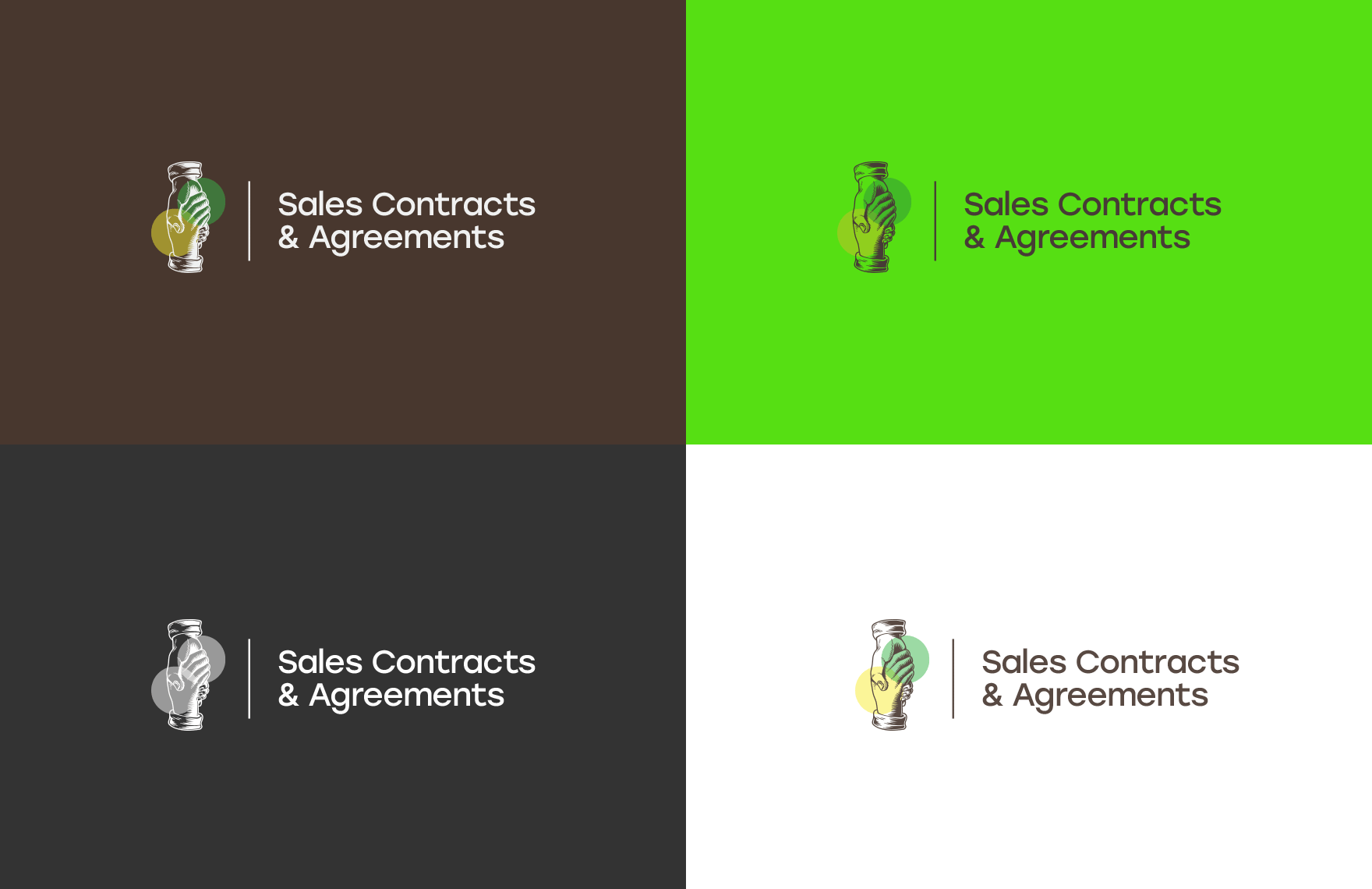 Sales Contracts and Agreements Logo Template
