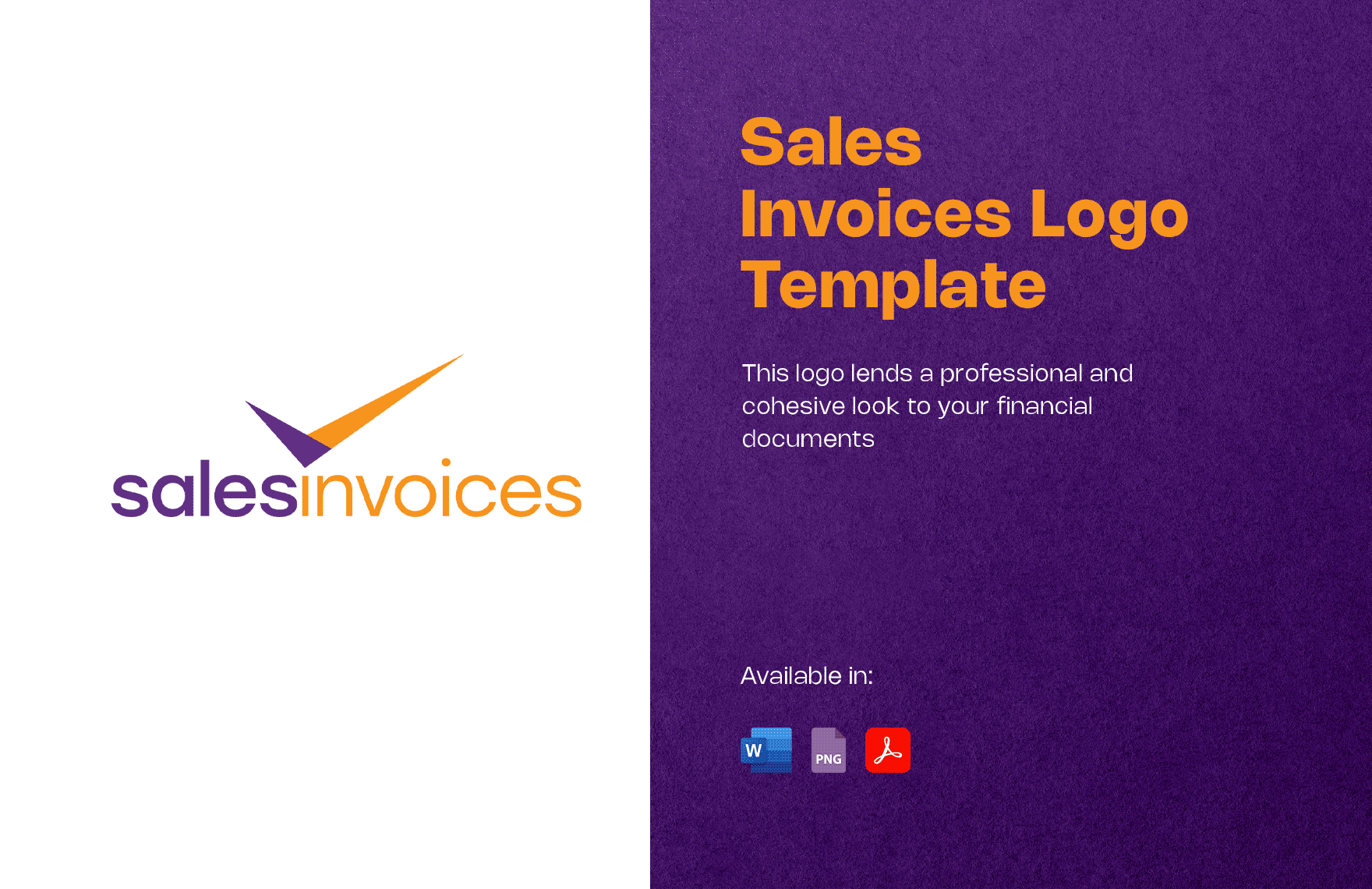 Sales Invoices Logo Template