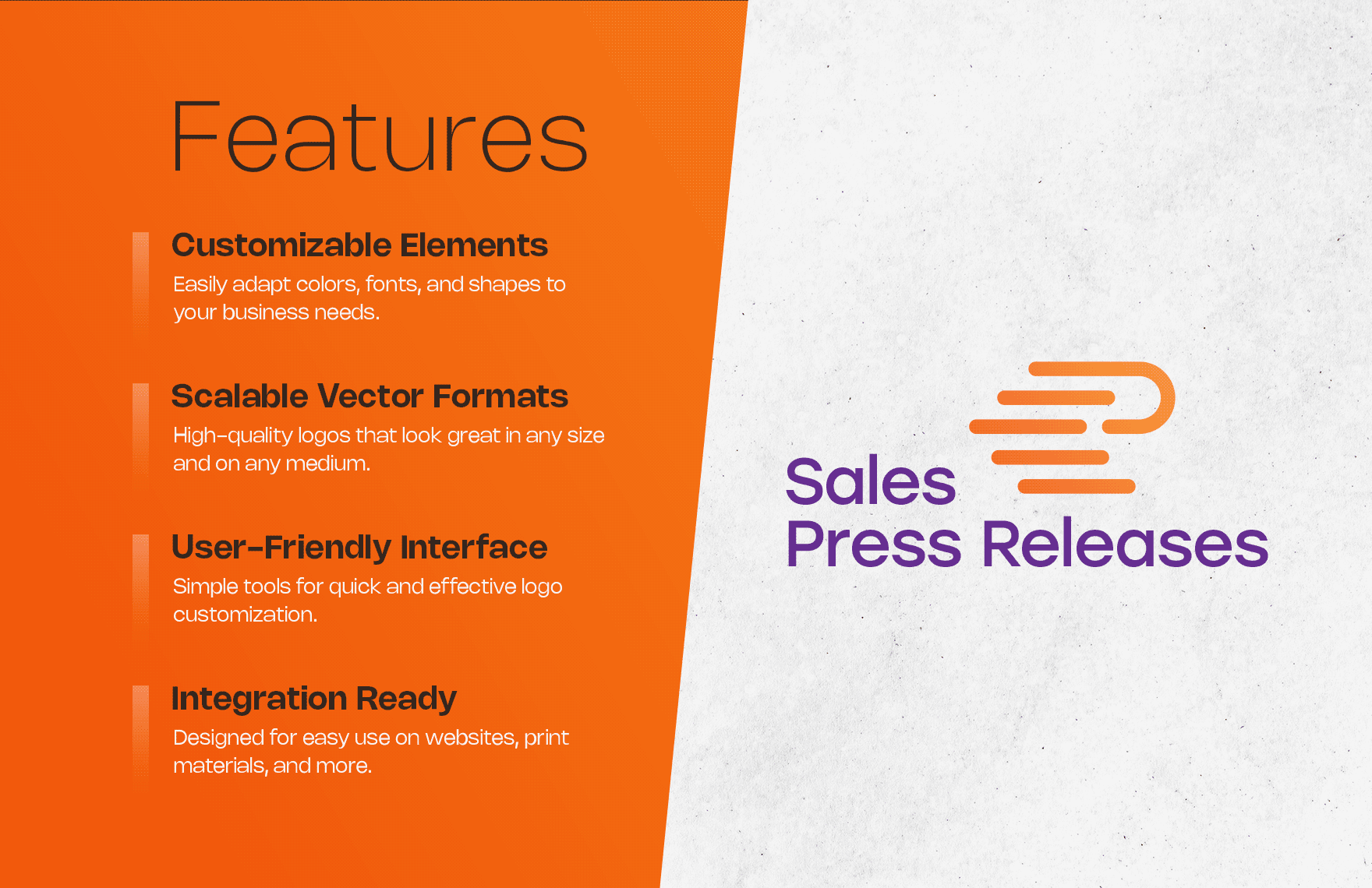 Sales Press Releases Logo Template