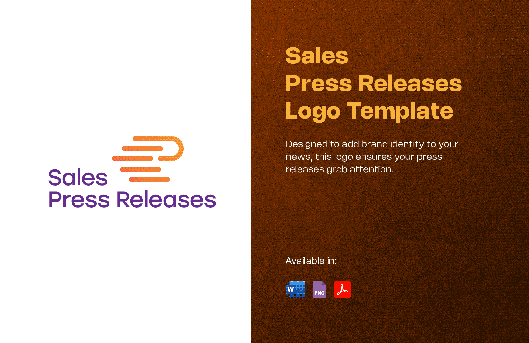 Sales Press Releases Logo Template