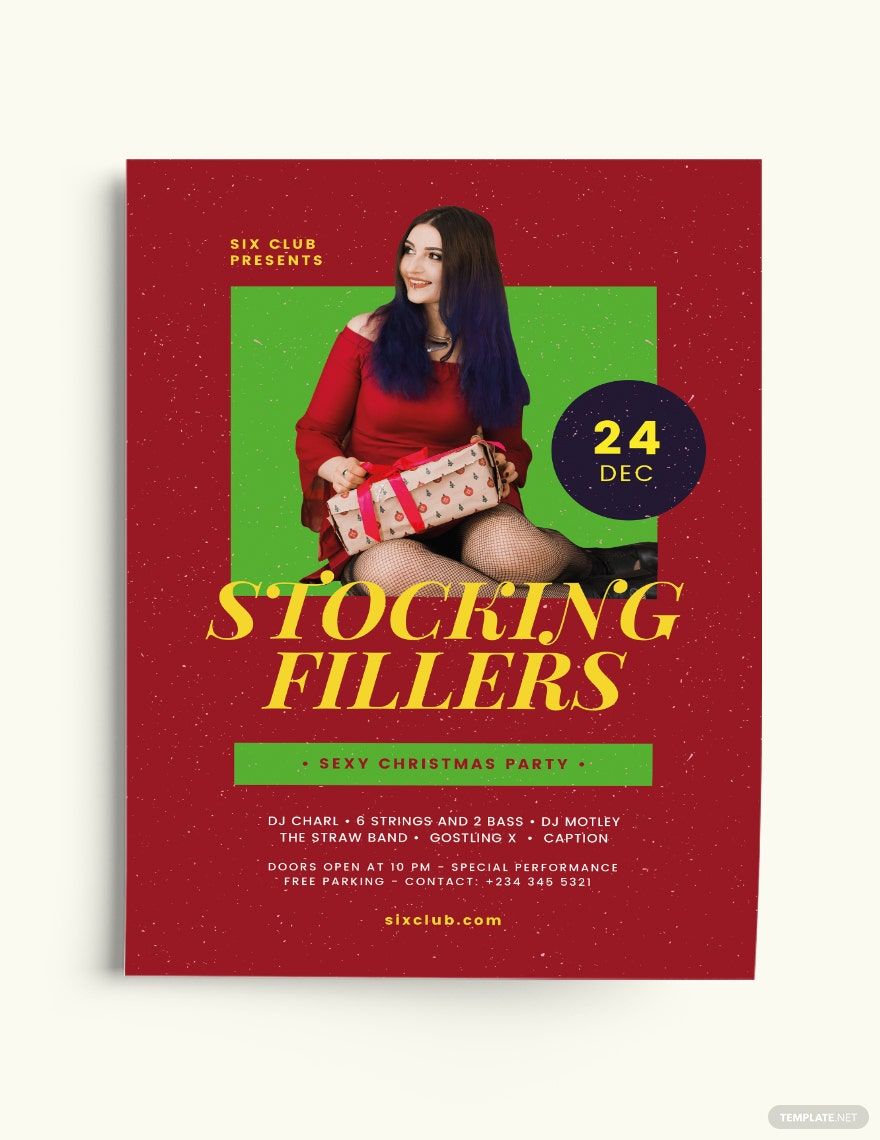 Free Stocking Fillers Flyer Template