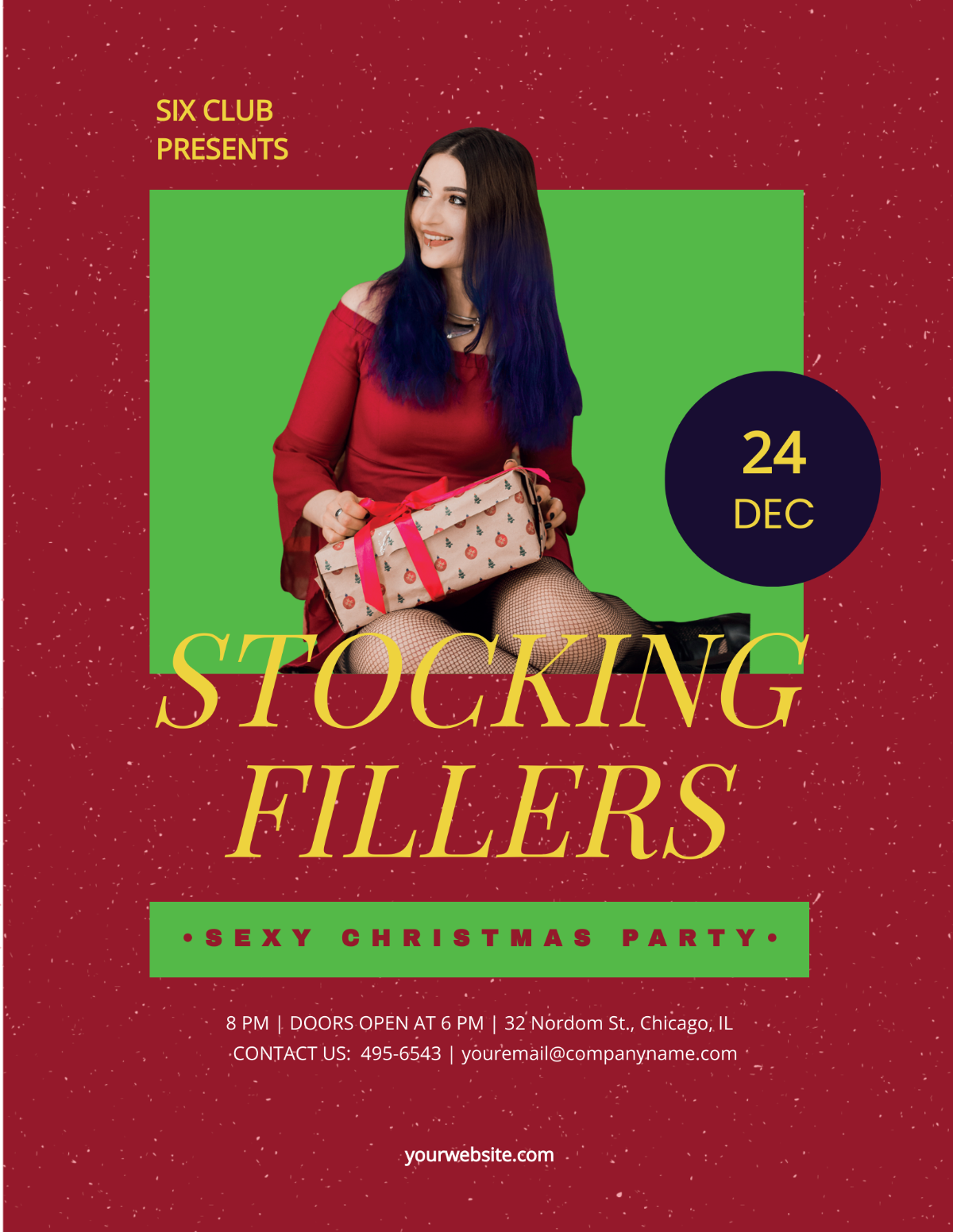Stocking Fillers Flyer Template