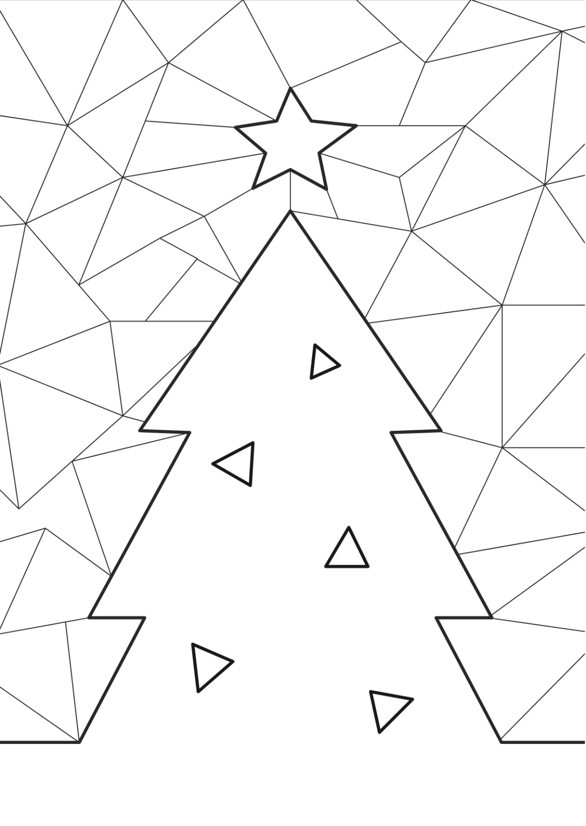 Free Creative Christmas Drawing Template