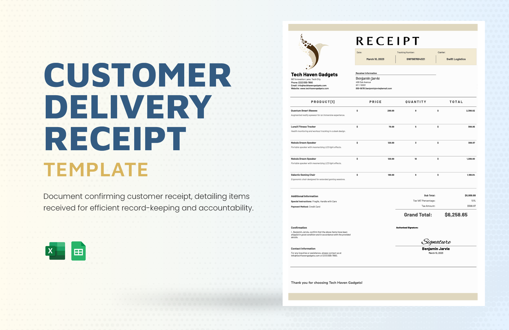 Rent Receipt Template In Word PDF Download Template