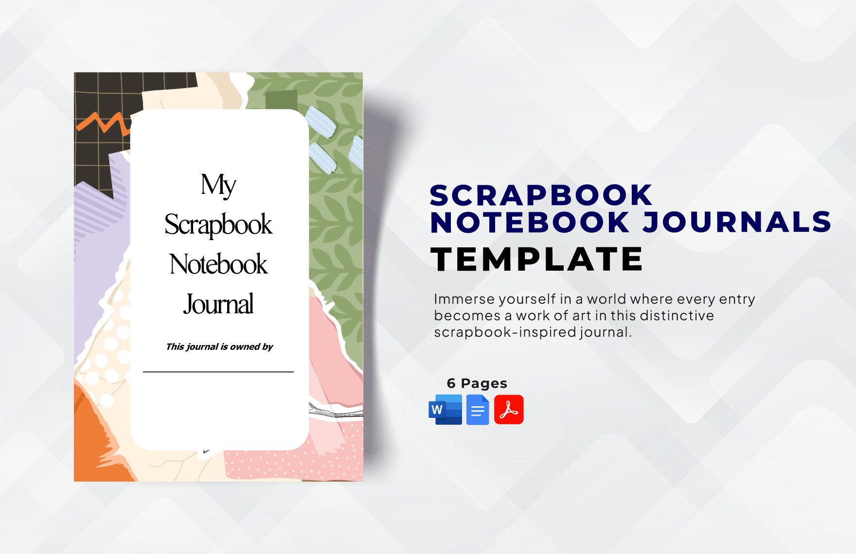 Scrapbook Notebook Journals Template - Download in Word, Google Docs, PDF