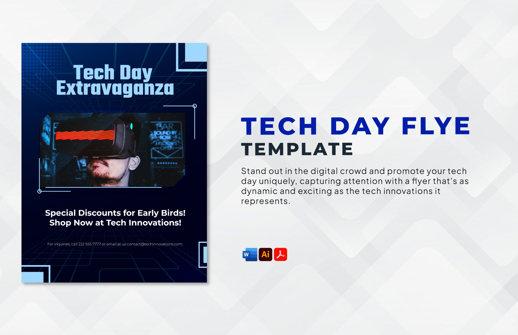 Tech Day Flyer Template