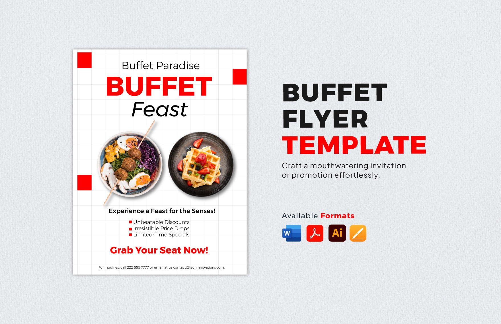 Buffet  Flyer Template