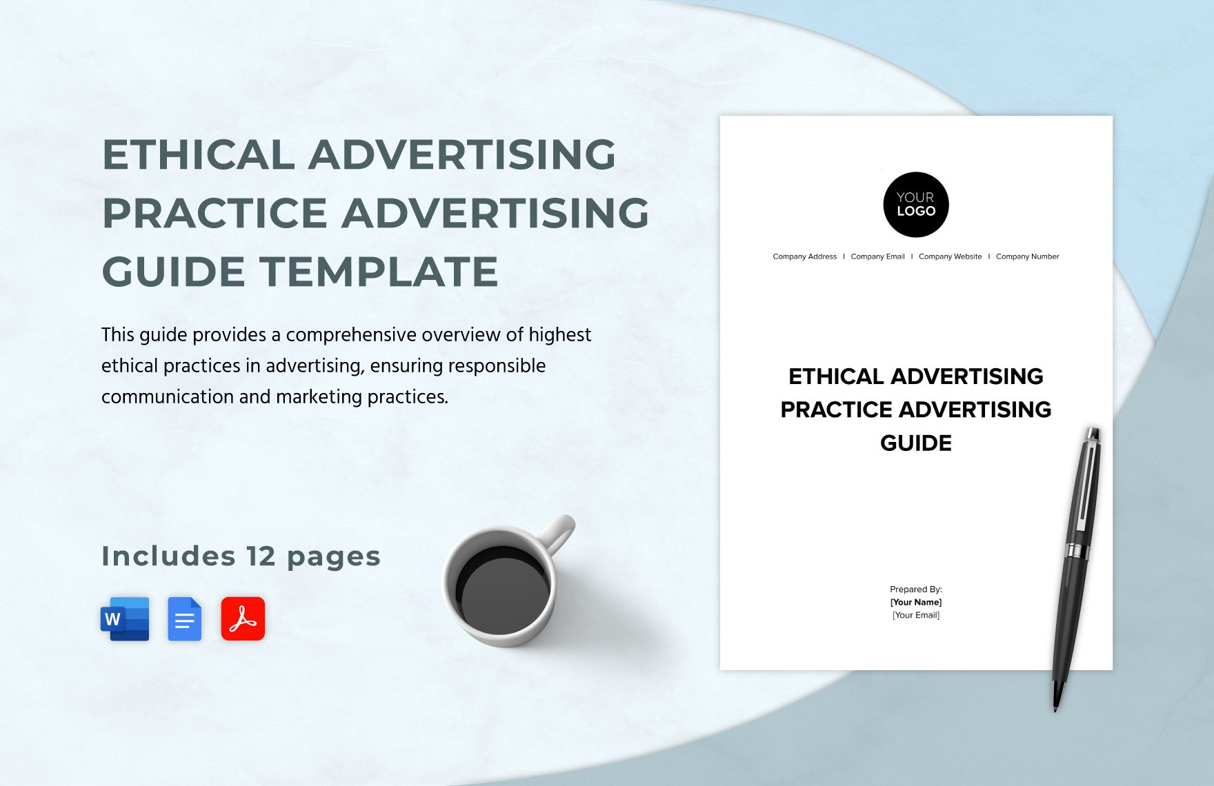 Ethical Advertising Practice Advertising Guide Template