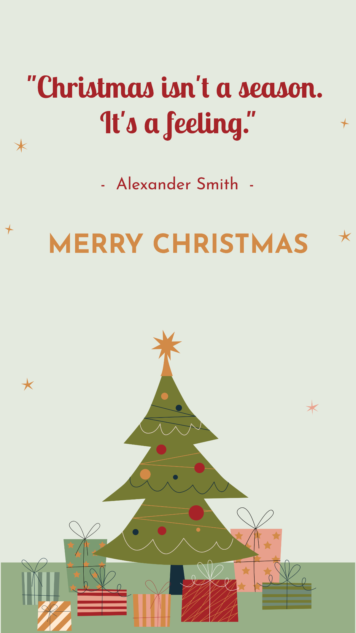 Free Short Christmas Quote Template