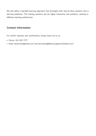 Free Training Concept Note Template to Edit Online