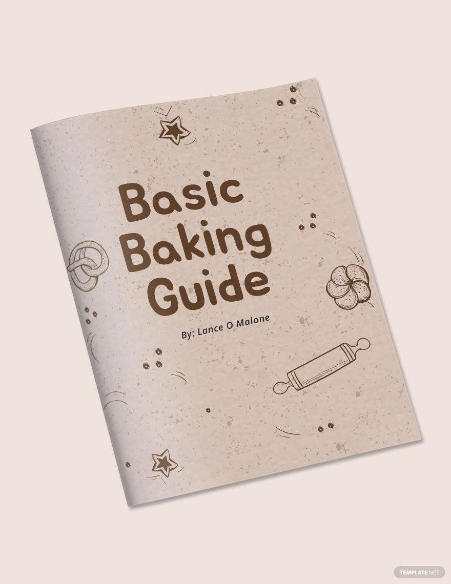 Baking Cookbook Template