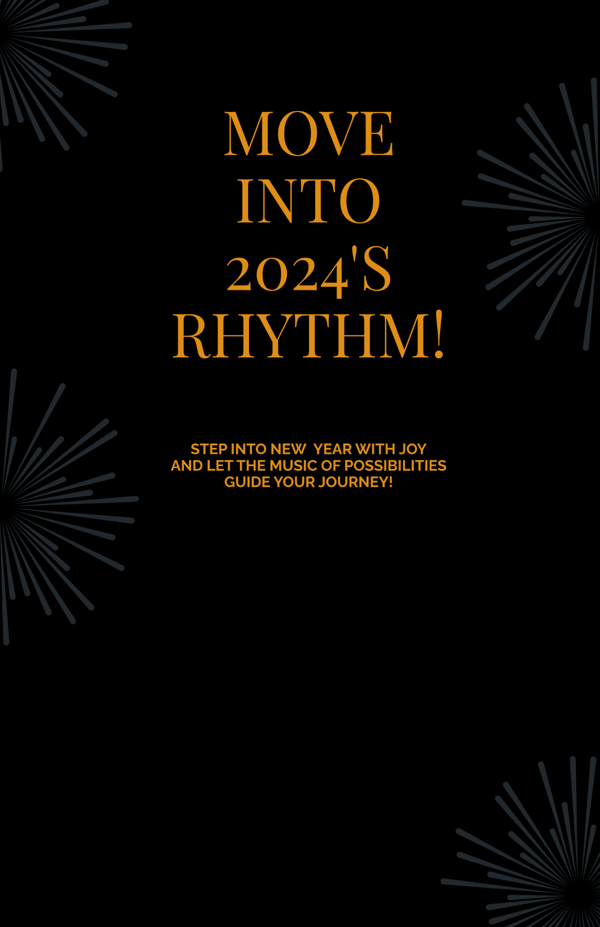 New Year Poster Design Template