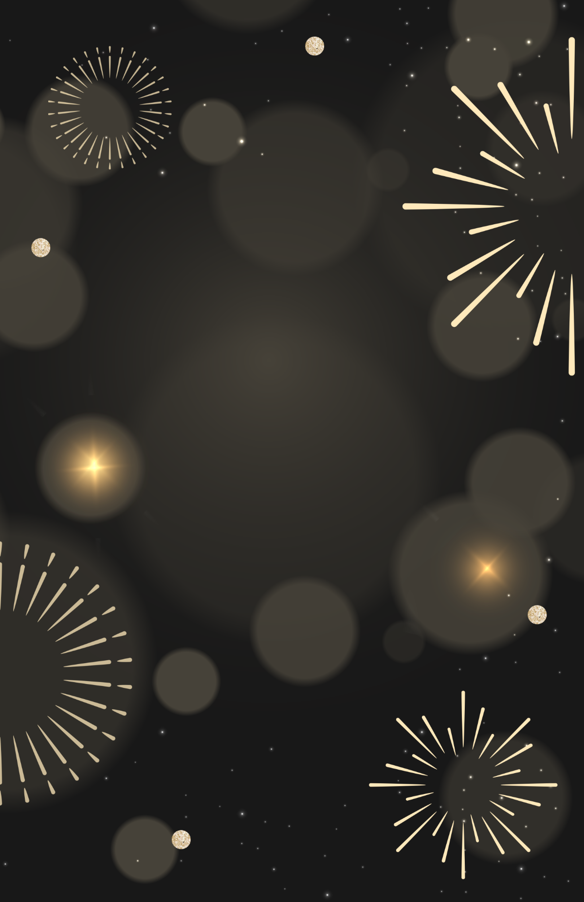 New Year Background Poster Template
