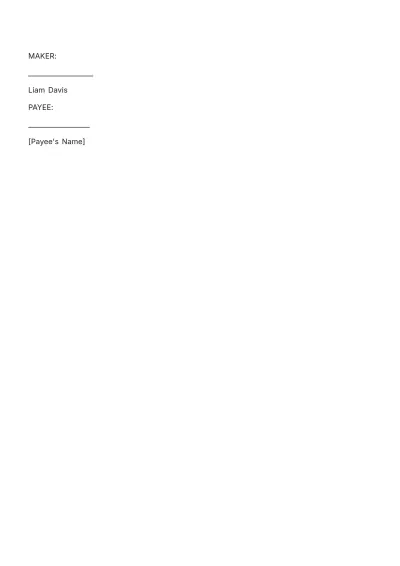 Free Promissory Note For Apartment Template to Edit Online