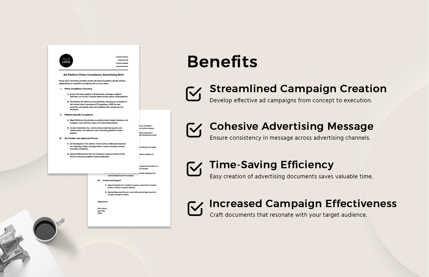 Ad Platform Policy Compliance Advertising Brief Template
