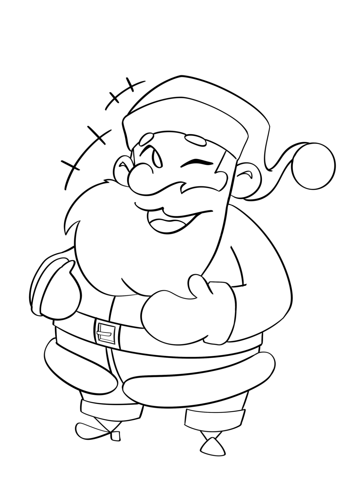 Happy Christmas Drawing