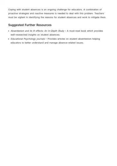 Free Student Absence Note Template to Edit Online