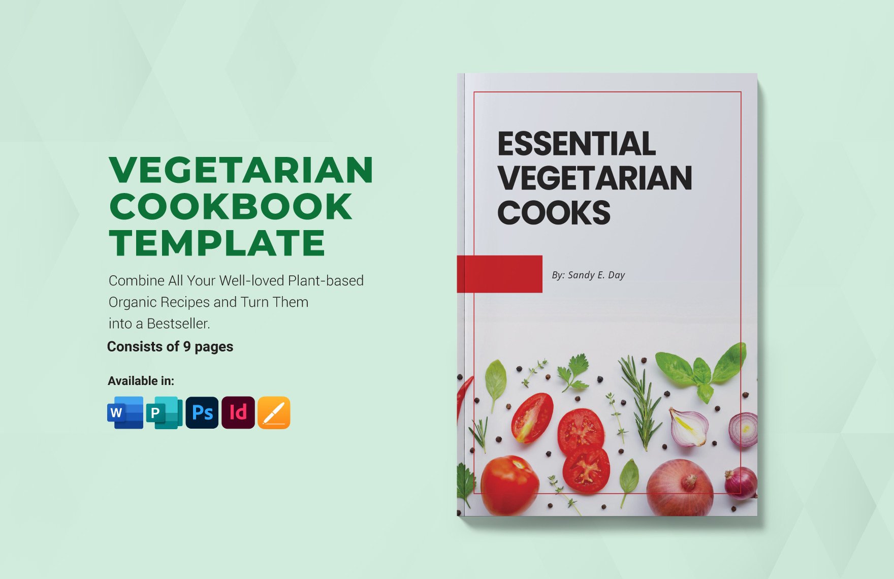 Vegetarian Cookbook Template