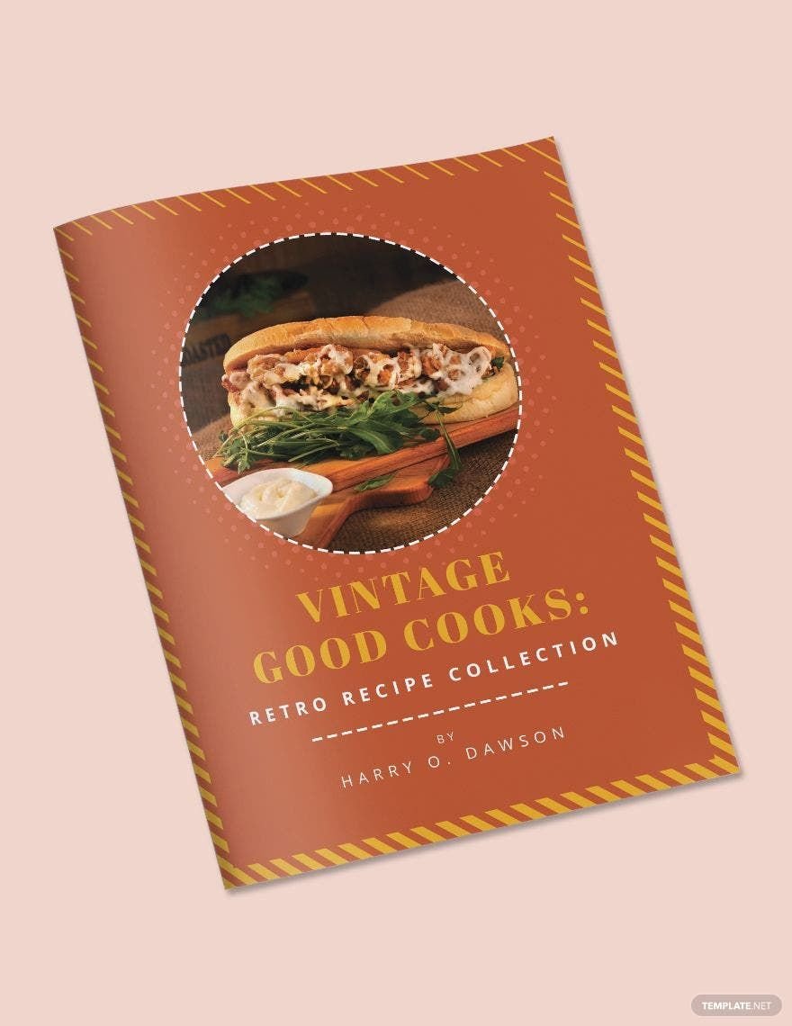 Vintage Cookbook Template