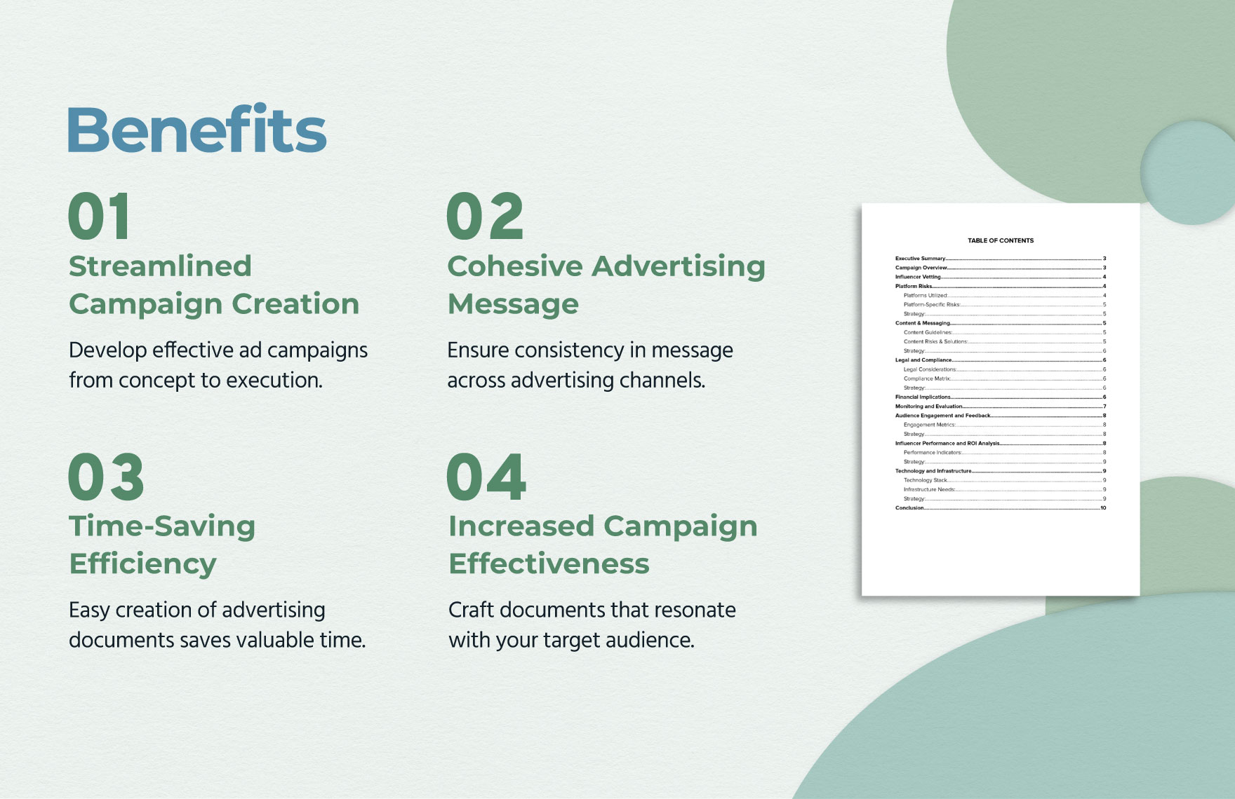 Influencer Campaign Risk Advertising Assessment Template