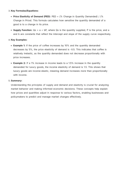 Free Study Note Template to Edit Online