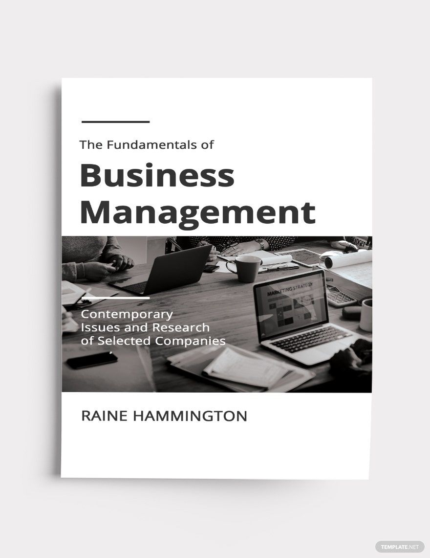 Business Management Book Cover Template