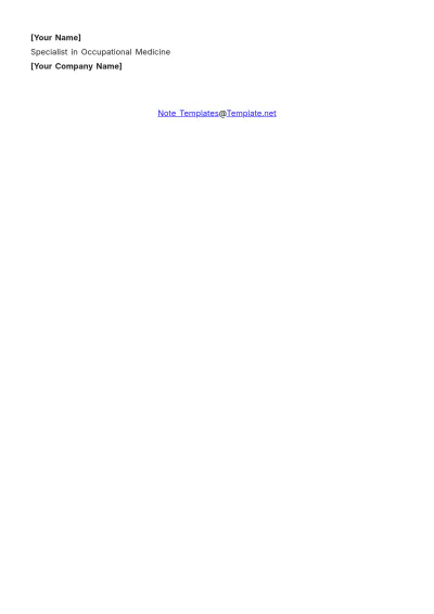 Free Doctor Note For Disability Template to Edit Online