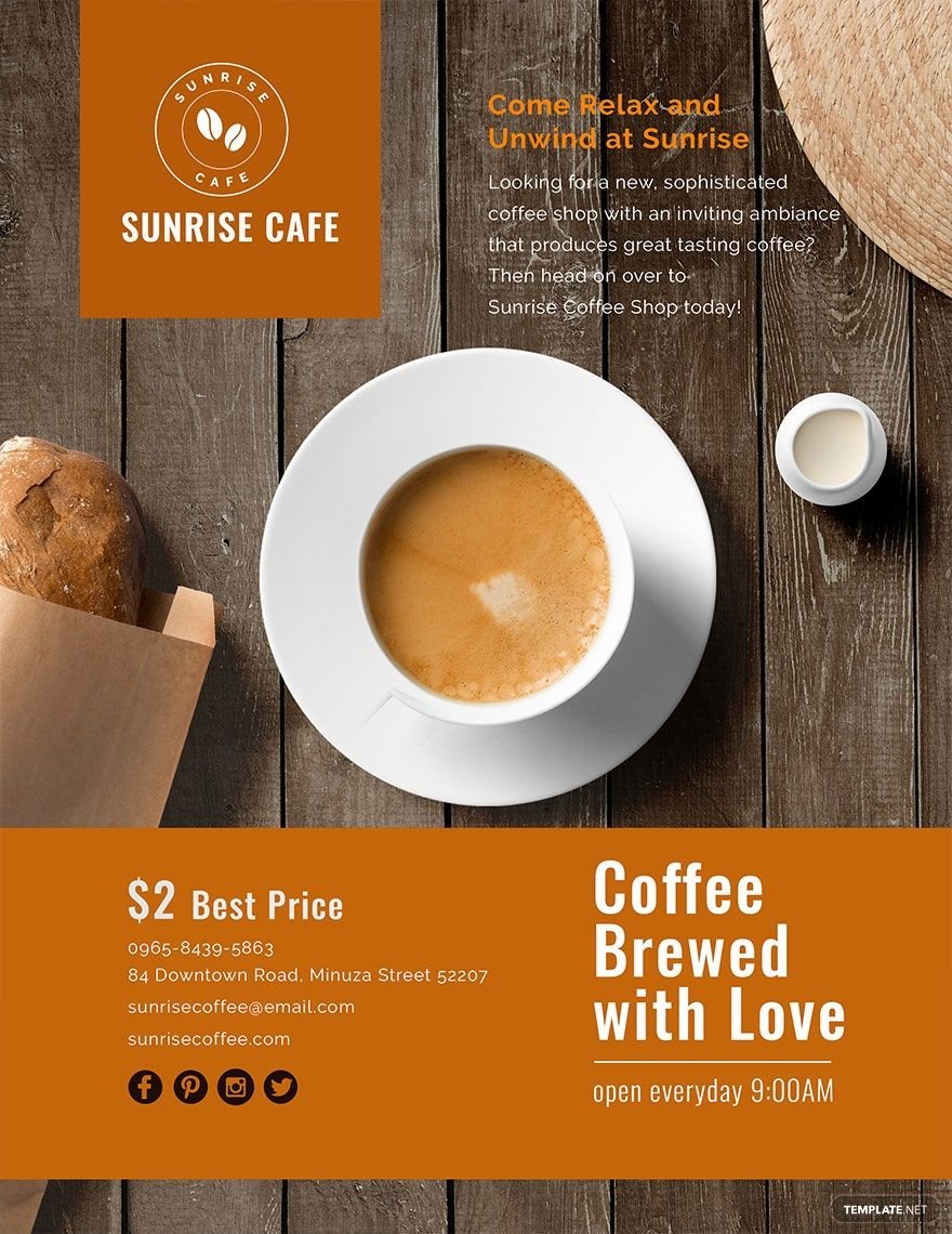 Cafe Flyer Template