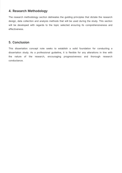 Free Dissertation Concept Note Template to Edit Online