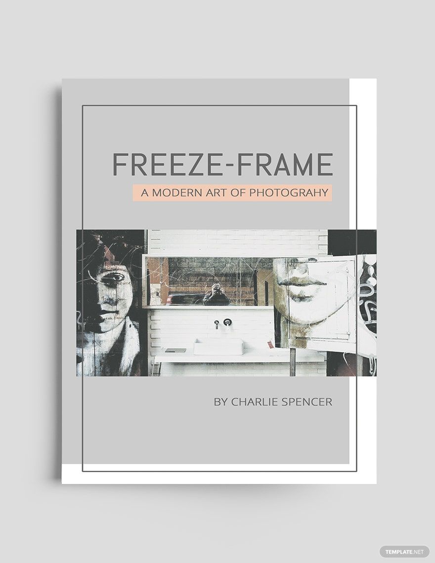 Photography Book Cover Template