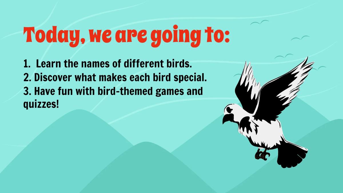 Free Introduction to Different Types of Birds Template to Edit Online