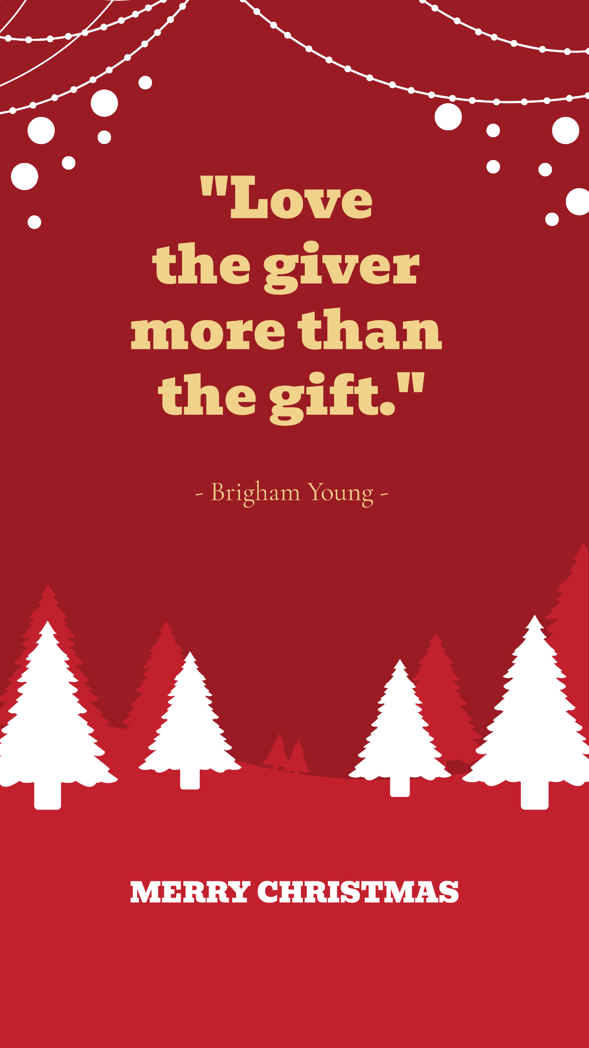 Free Christmas Special Quote Template
