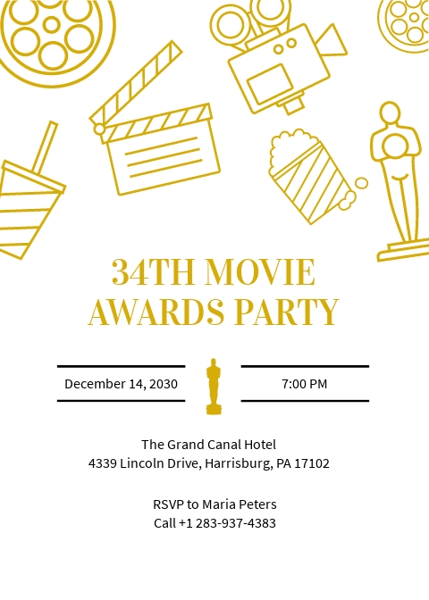 12+ FREE Award Invitation Templates [Customize &amp; Download] | Template.net