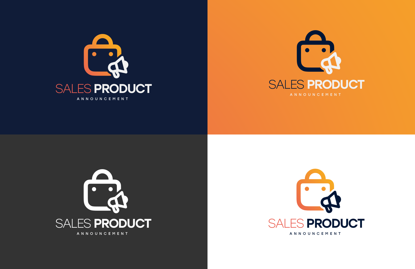 Sales Product Announcements Logo Template