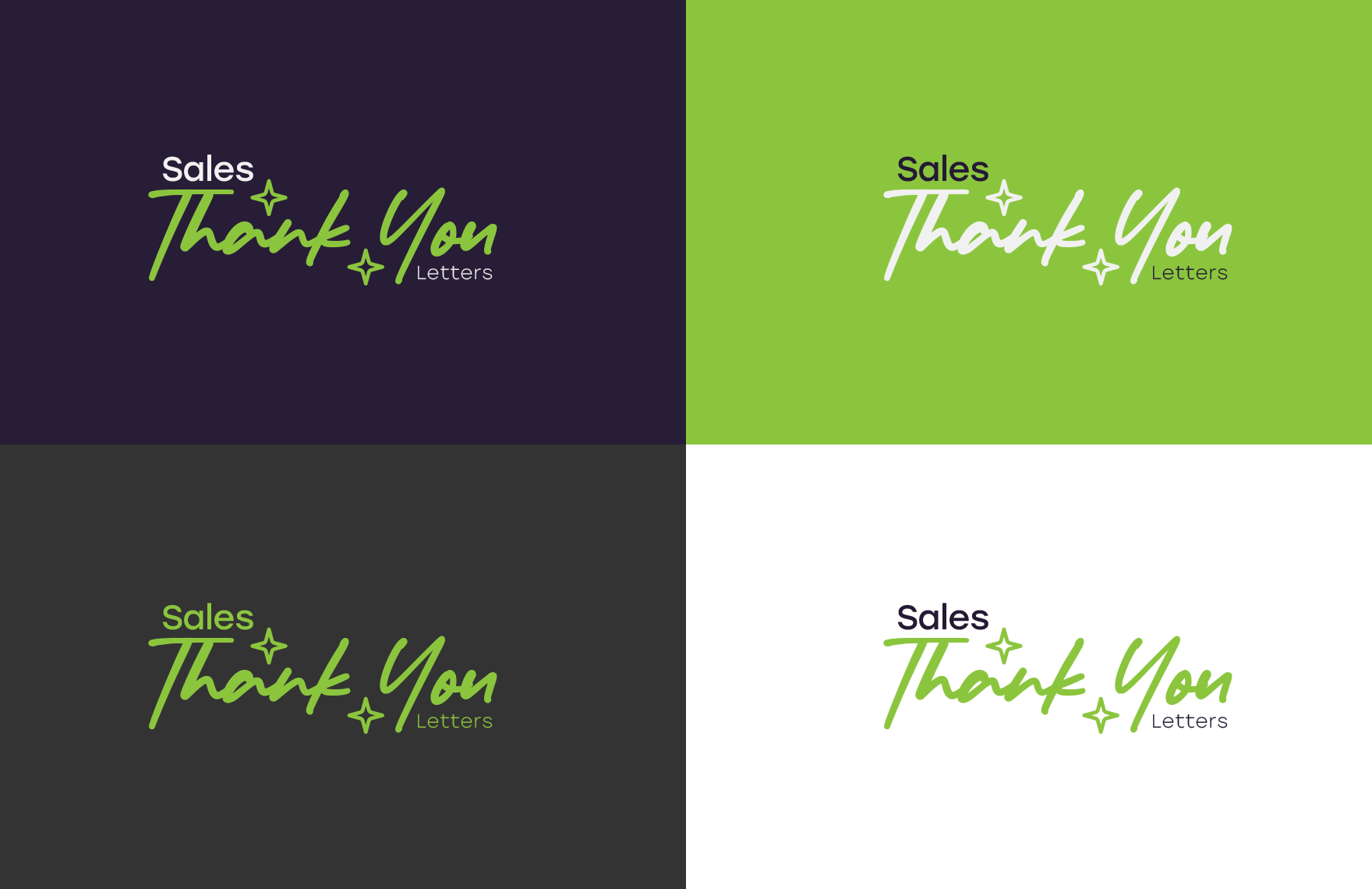 Sales Thank You Letters Logo Template