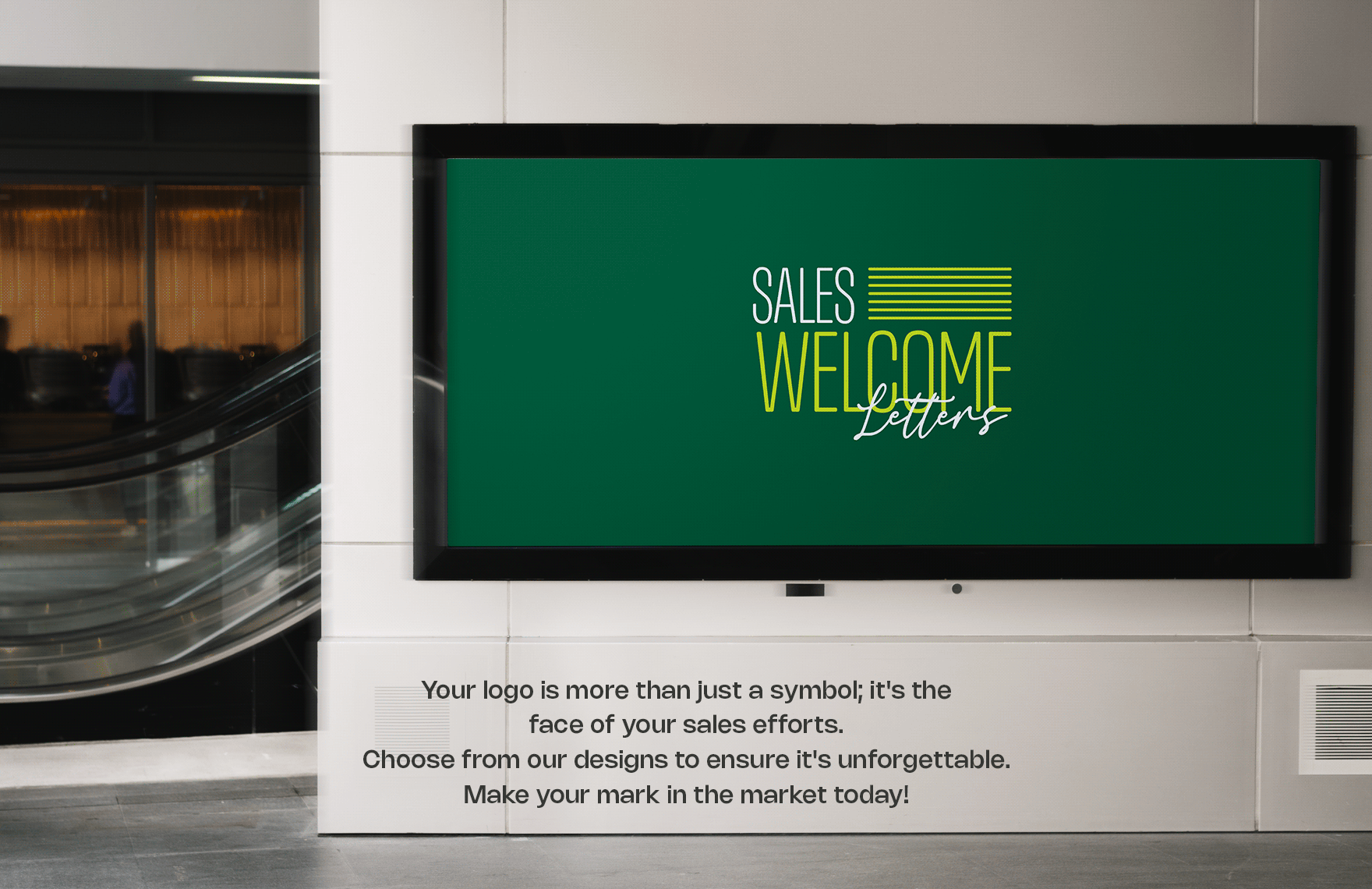 Sales Welcome Letters Logo Template